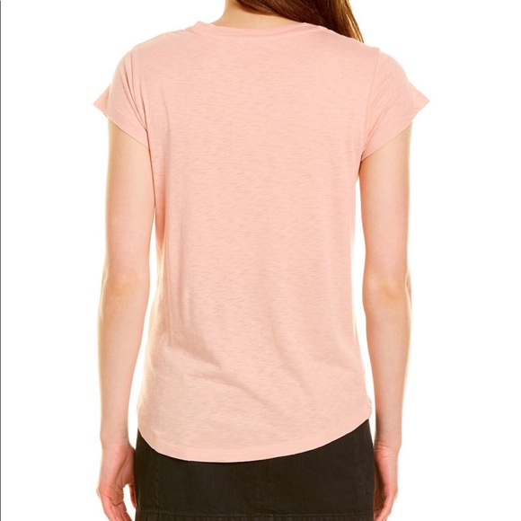 Zadig & Voltaire skull t-shirt powder pink with graphic skull front M & L - Picture 2 of 6